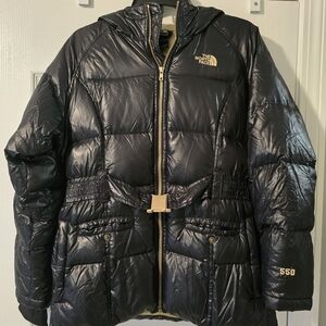 The North Face Women's Glossy Black Puffer Coat